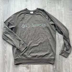 Grey/Brown Columbia Crew Sweatshirt